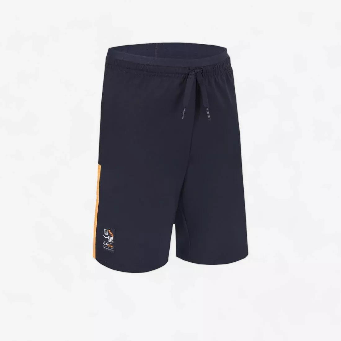 Kids' F520 Football Shorts, Navy/Burgundy, , medium