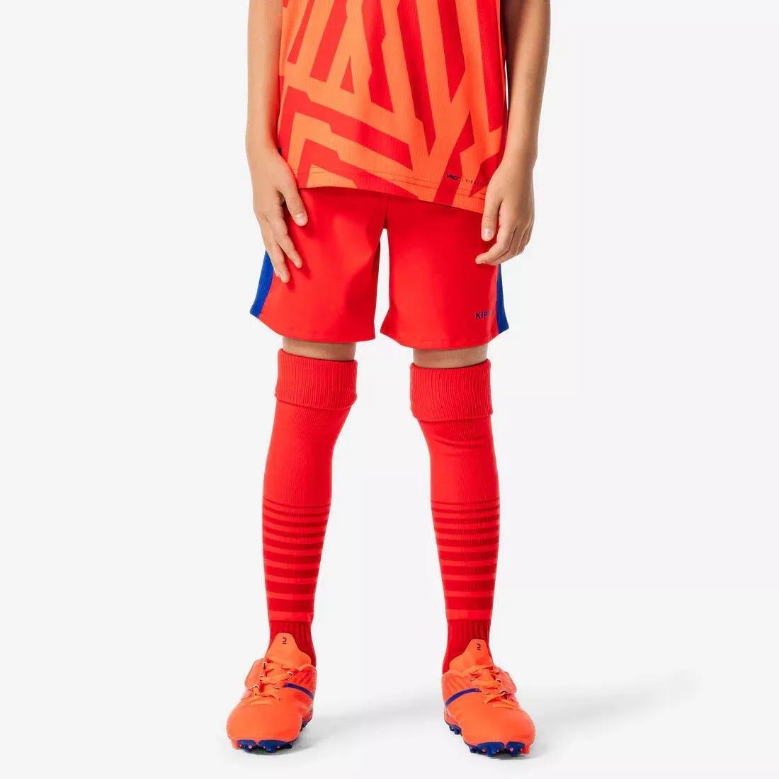 Kids' F520 Football Shorts, Navy/Burgundy, , large image number 1