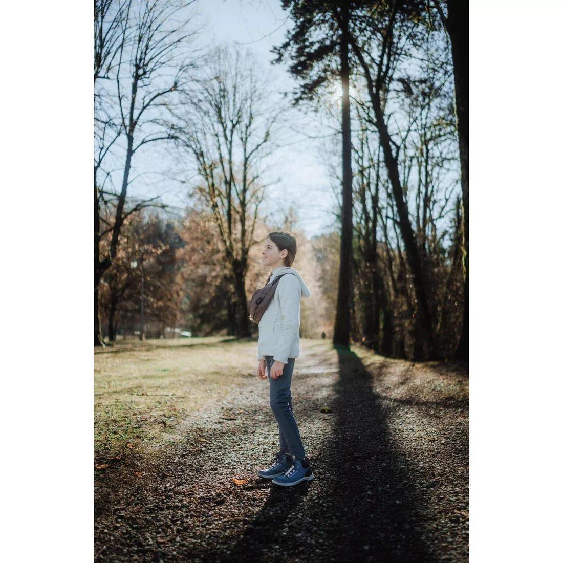 Kids Unisex Hiking Leggings, 7-15 Years - MH500, Blue, No Color, large image number 11