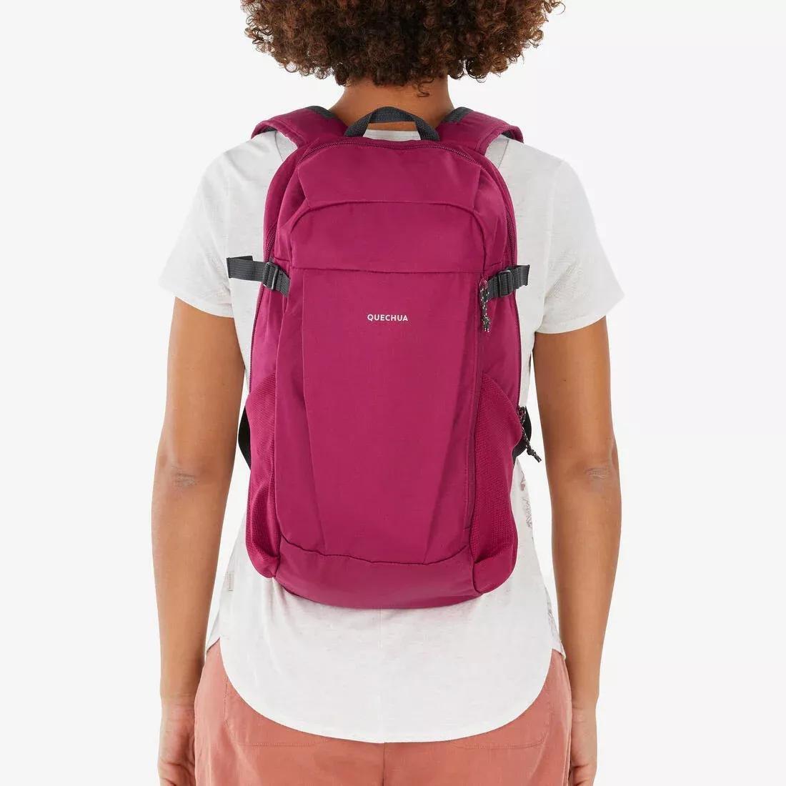 CHERRY PURPLE 20 L Hiking Backpack - Arpenaz NH100, No Color, medium