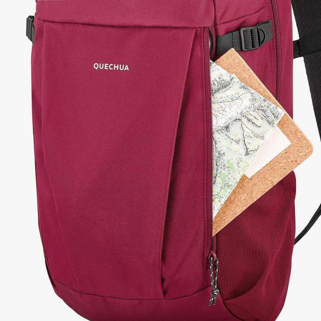 CHERRY PURPLE 20 L Hiking Backpack - Arpenaz NH100, No Color, medium