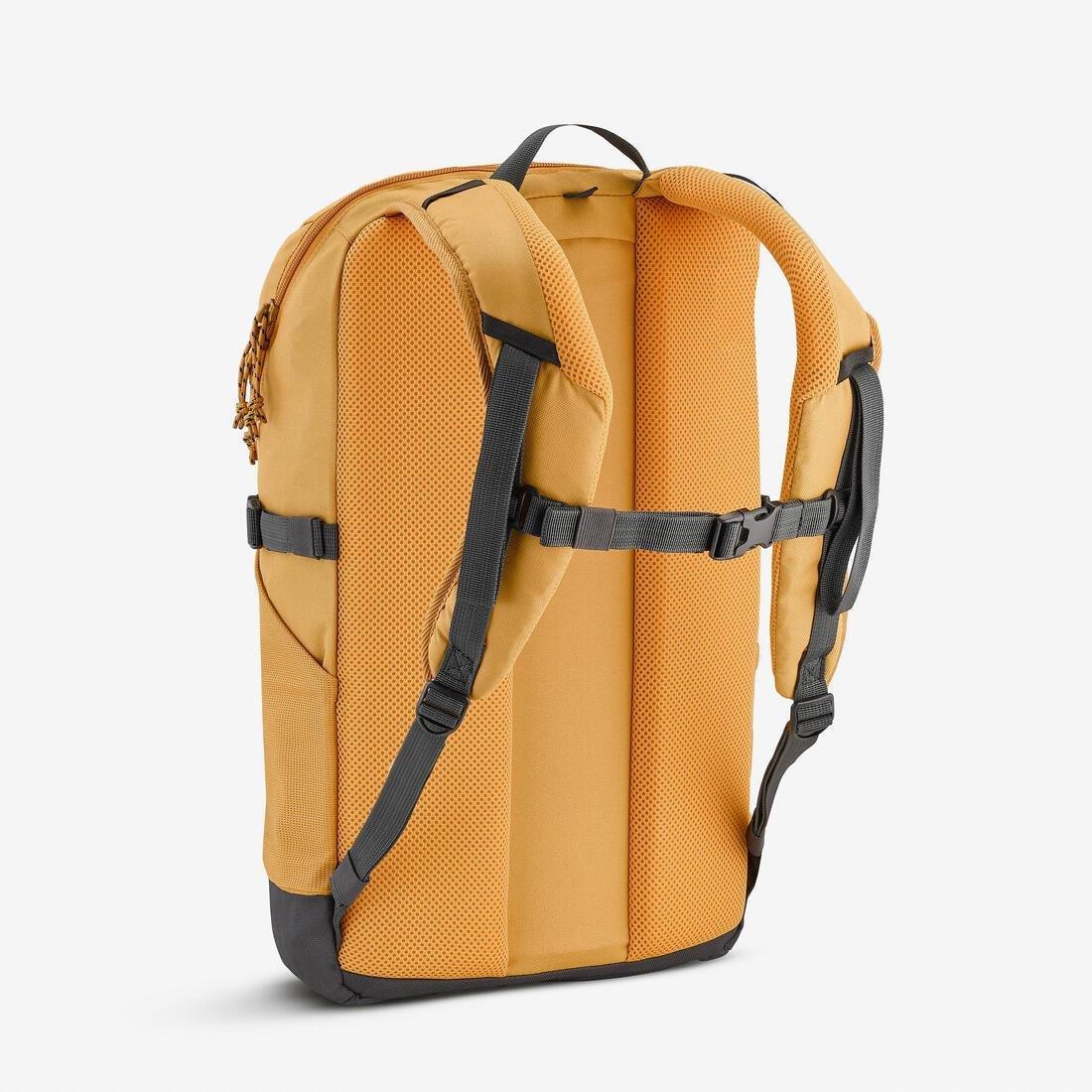 Arpenaz 500 20L Hiking Backpack, Yellow, No Color, large image number 3