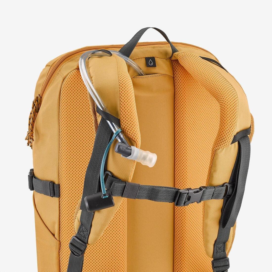 Arpenaz 500 20L Hiking Backpack, Yellow, No Color, large image number 8