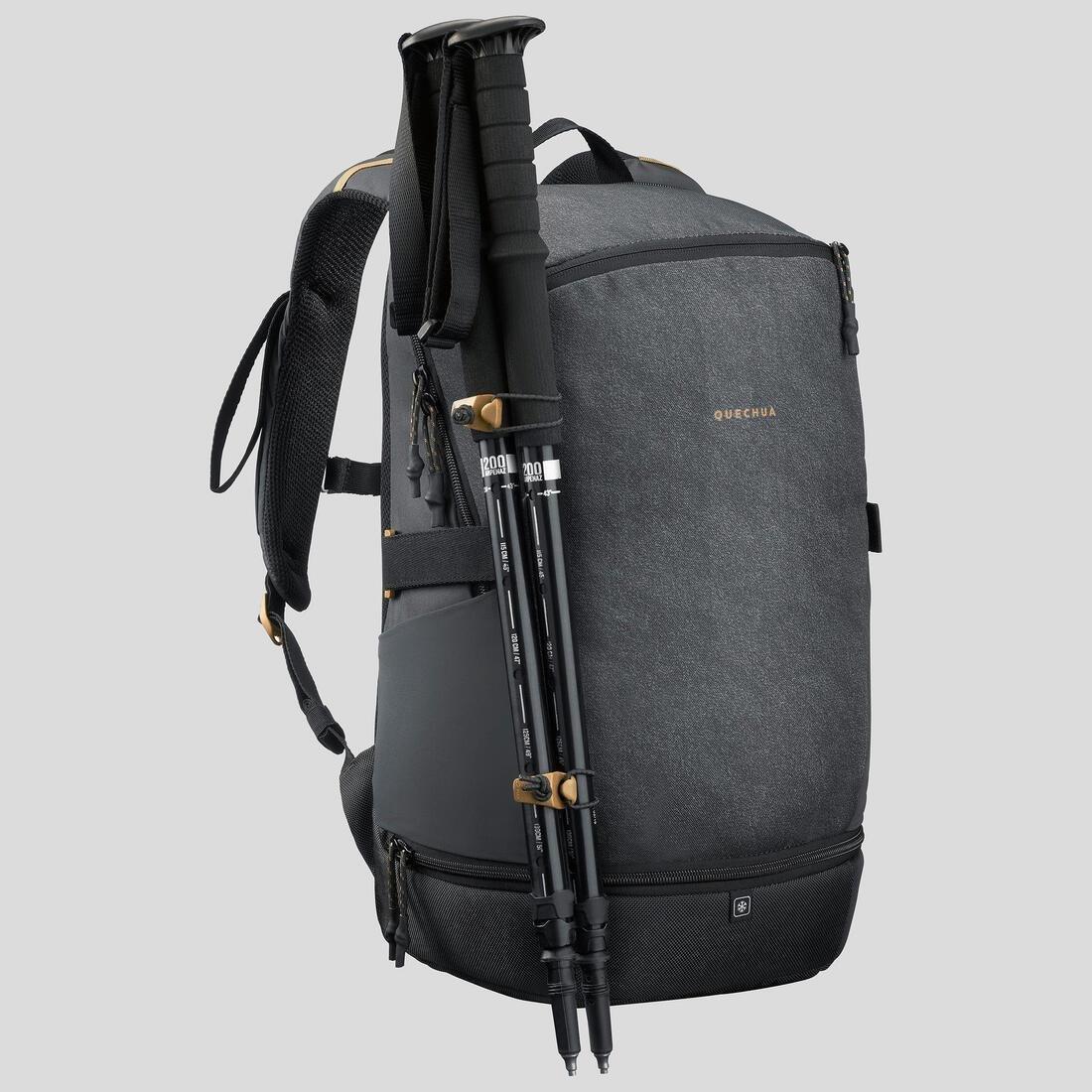 Hiking Backpack 20L - Nh Arpenaz 500 Ice Compartment, Black, No Color, large image number 2