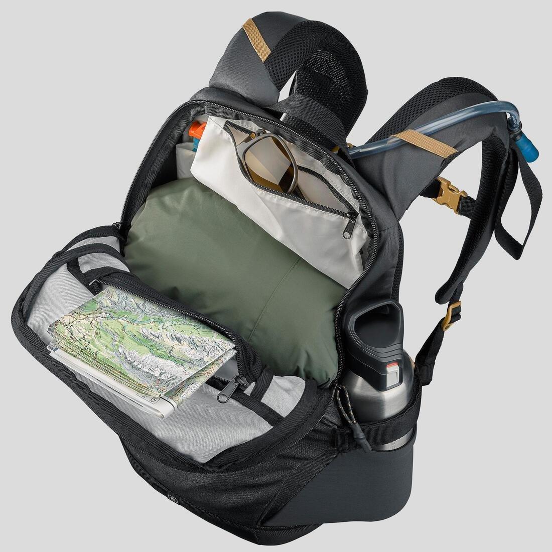 Hiking Backpack 20L - Nh Arpenaz 500 Ice Compartment, Black, No Color, large image number 4