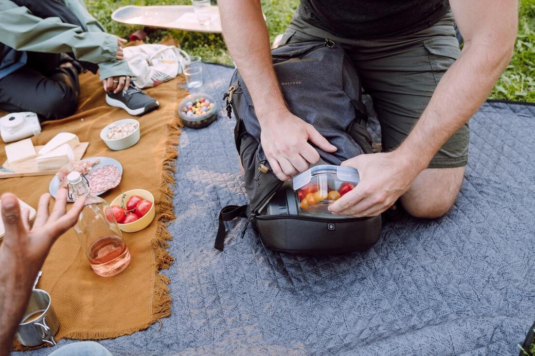 Hiking Backpack 20L - Nh Arpenaz 500 Ice Compartment, Black, No Color, large image number 6