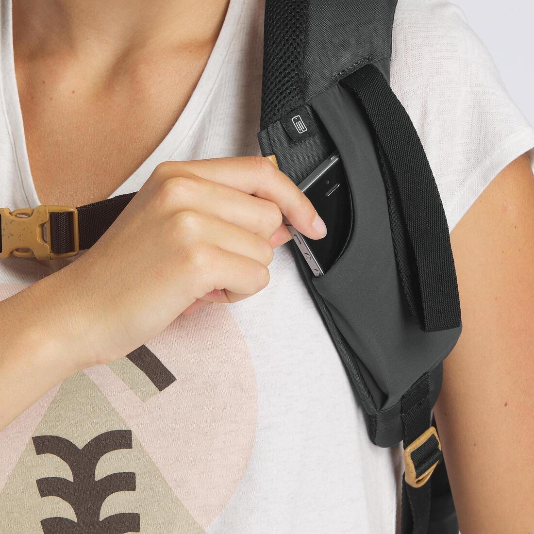 Hiking Backpack 20L - Nh Arpenaz 500 Ice Compartment, Black, No Color, large image number 11