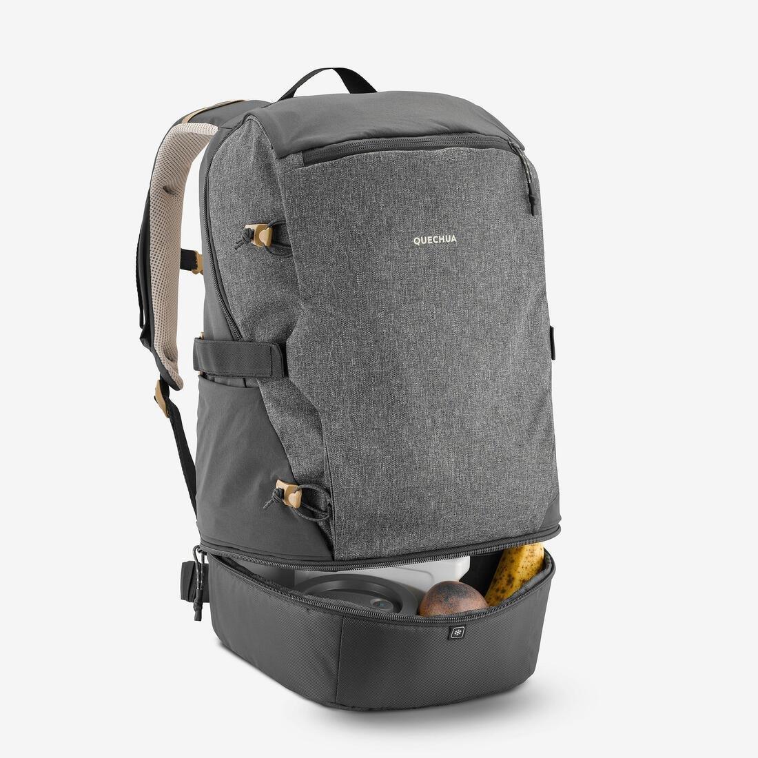CARBON GREY Hiking backpack 30L - NH Arpenaz 500, No Color, large image number 4