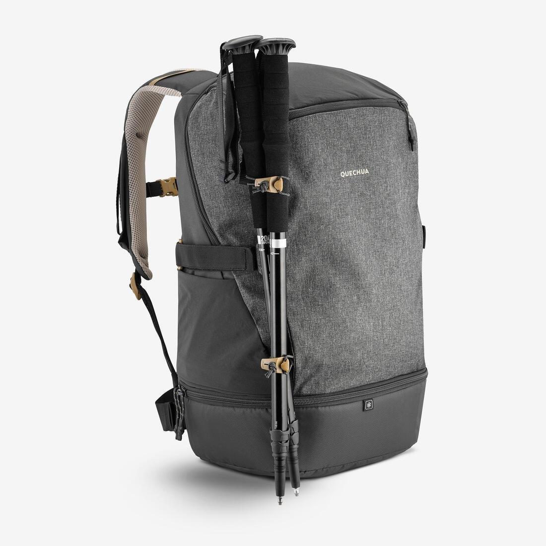 CARBON GREY Hiking backpack 30L - NH Arpenaz 500, No Color, large image number 6