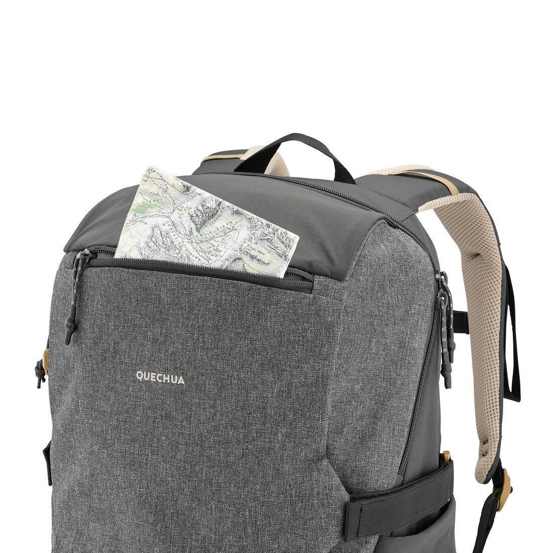 CARBON GREY Hiking backpack 30L - NH Arpenaz 500, No Color, large image number 10