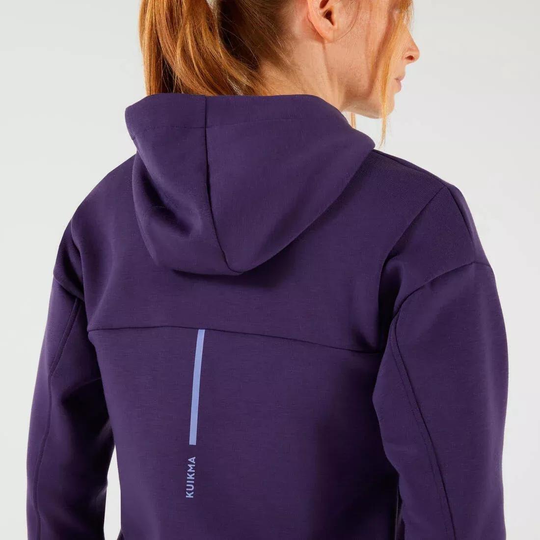 Women Zip-Up Tennis Hoodie, Green, No Color, large image number 8