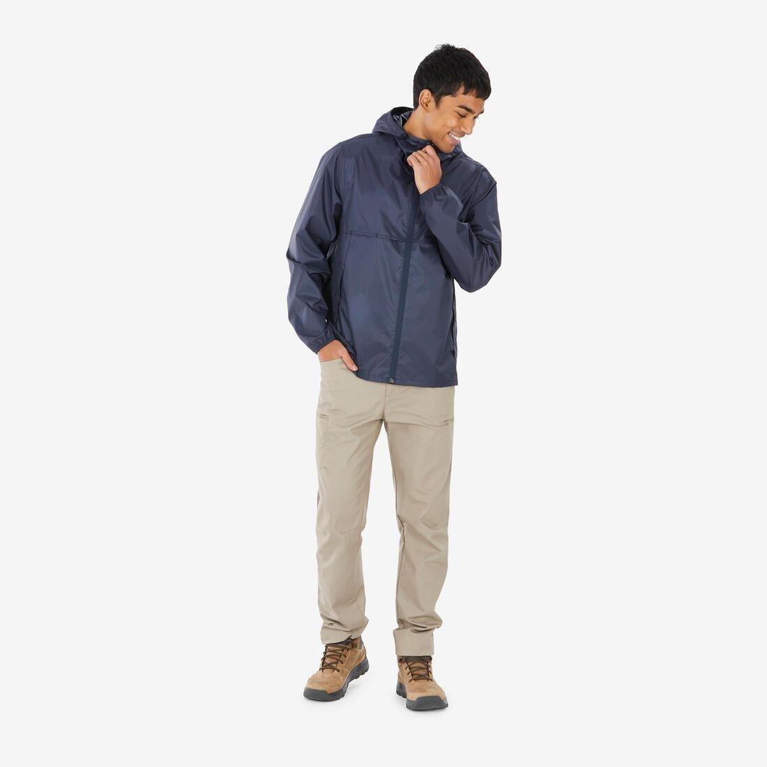 Men Raincut Fullzip Jacket, Blue, , large image number 1