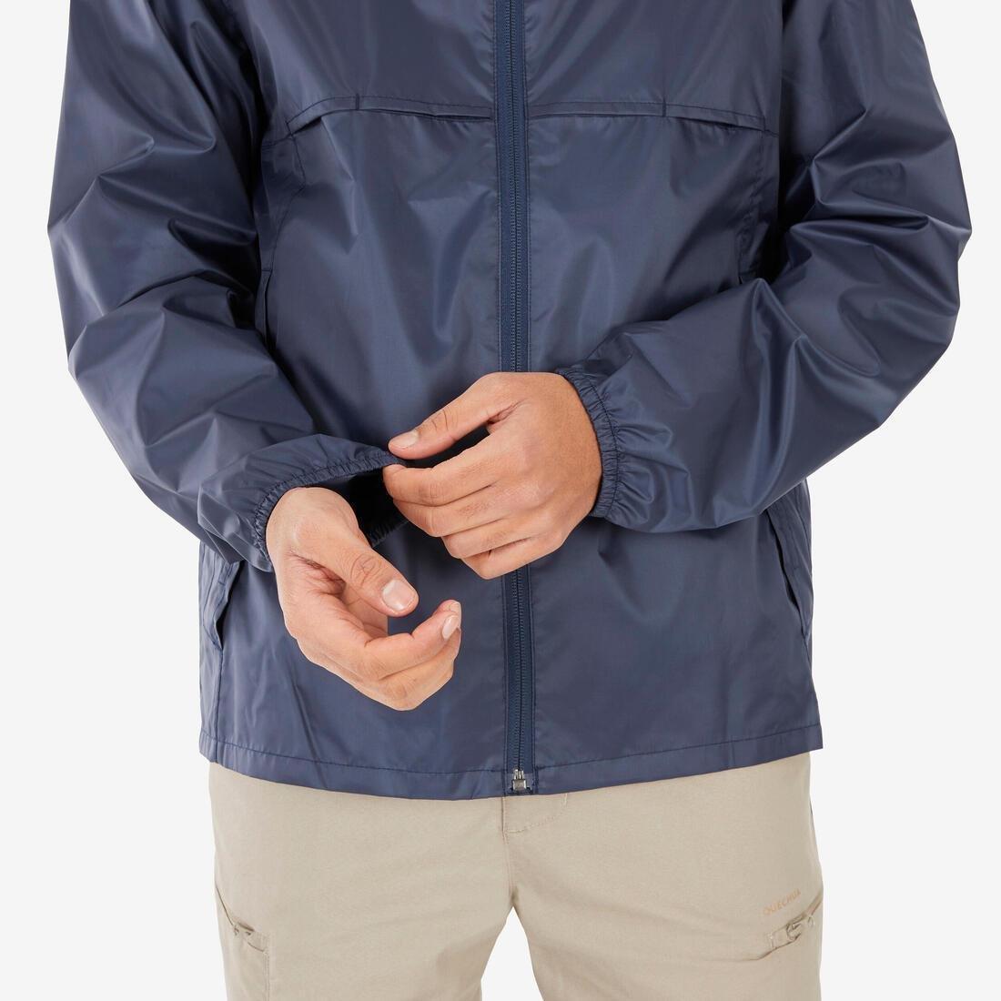 Men Raincut Fullzip Jacket, Blue, No Color, large image number 3