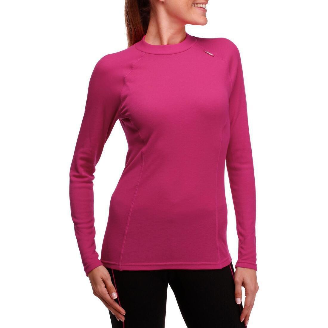 XS  Simple Warm Women's Ski Base Layer, Black, , large image number 9