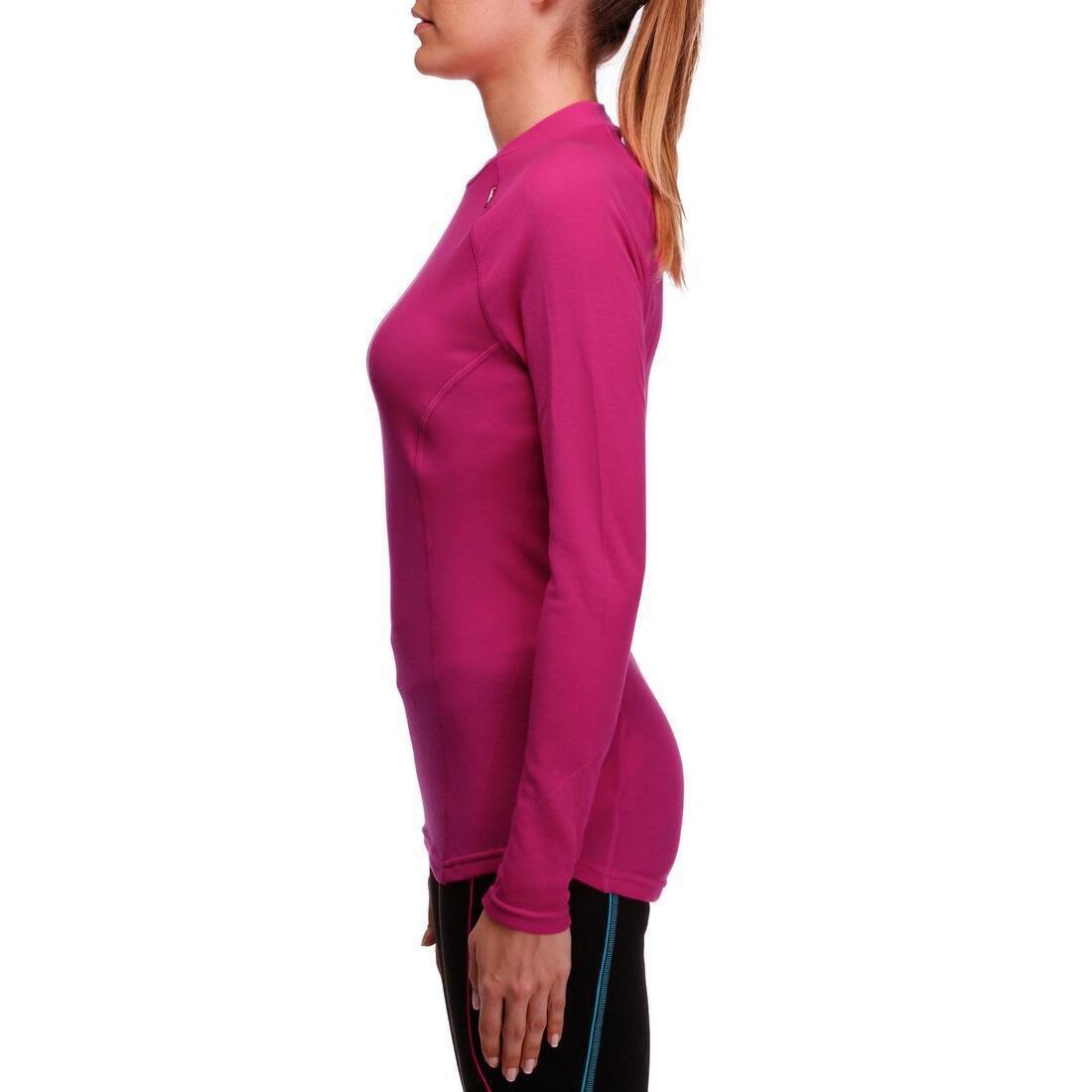 XS  Simple Warm Women's Ski Base Layer, Black, , large image number 11