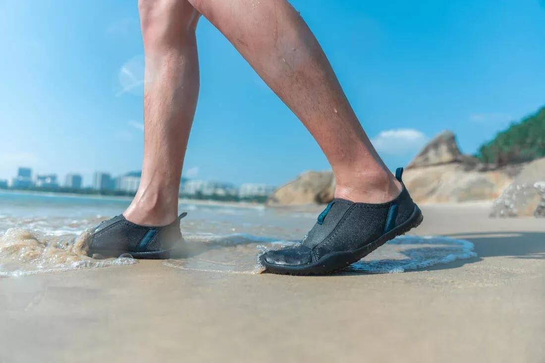 Unisex Elasticated Water Shoes Aquashoes - 120, Blue, , large image number 3