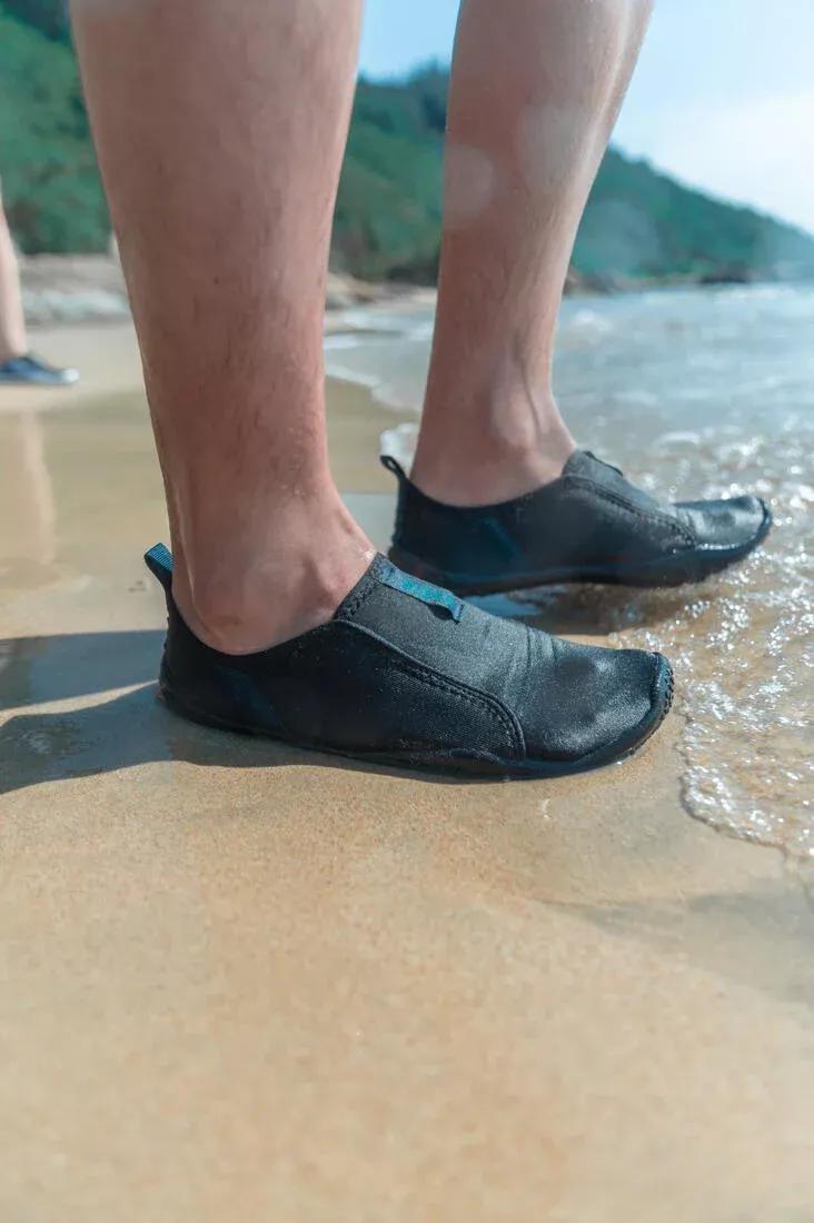 Unisex Elasticated Water Shoes Aquashoes - 120, Blue, , large image number 5