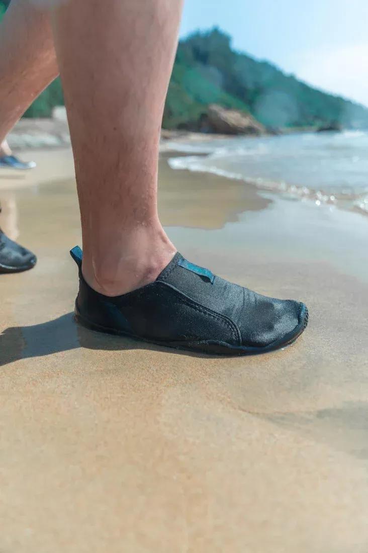 Unisex Elasticated Water Shoes Aquashoes - 120, Blue, , large image number 6