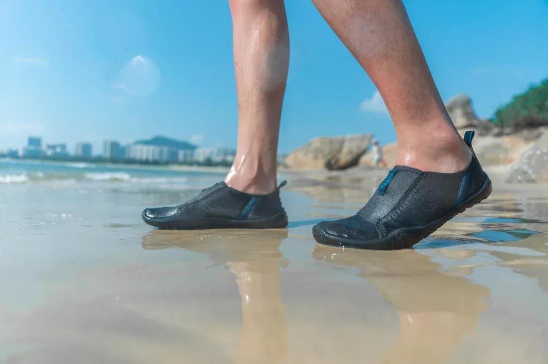Unisex Elasticated Water Shoes Aquashoes - 120, Blue, , large image number 7