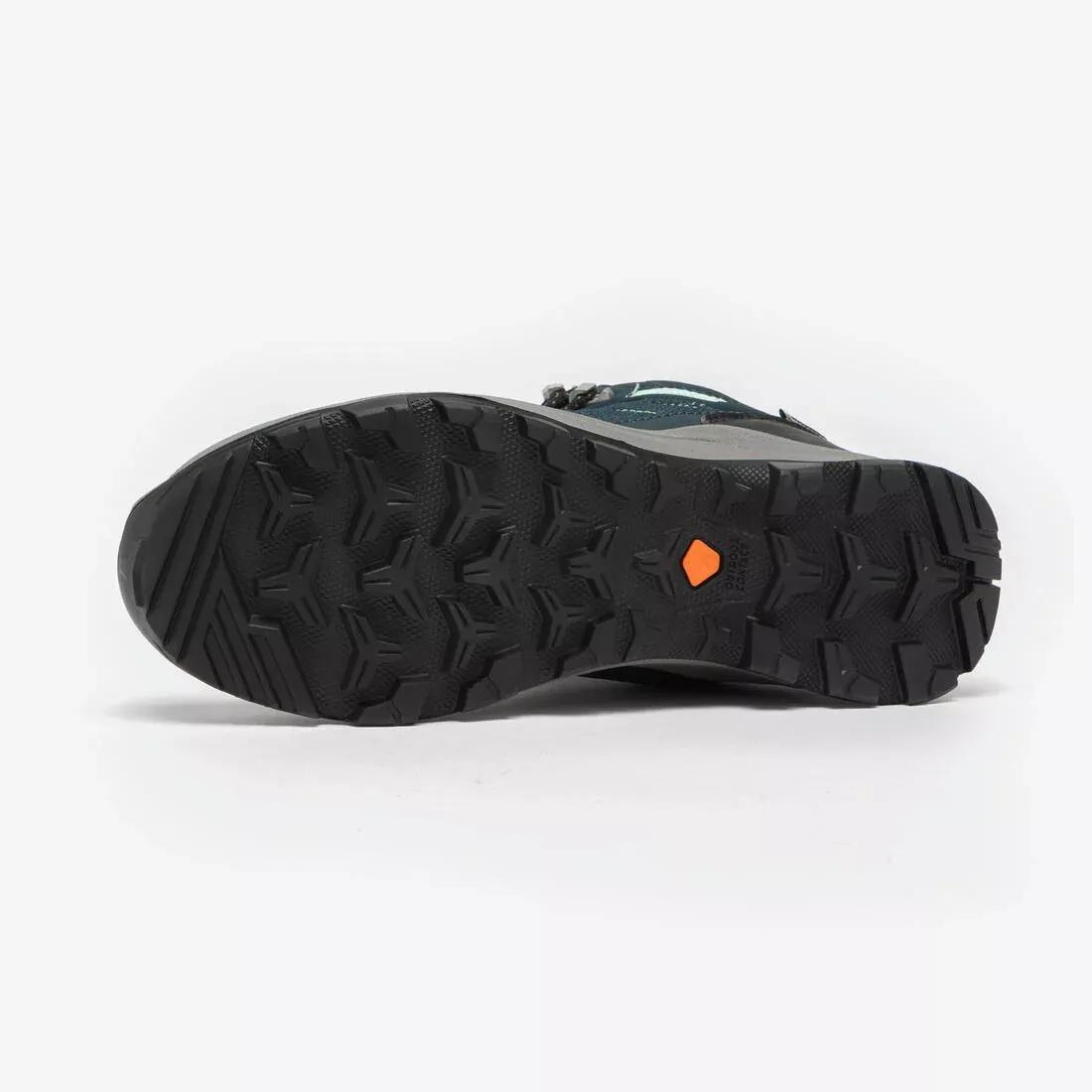 Women Waterproof High Hiking Boots - MH100, Navy, No Color, large image number 10