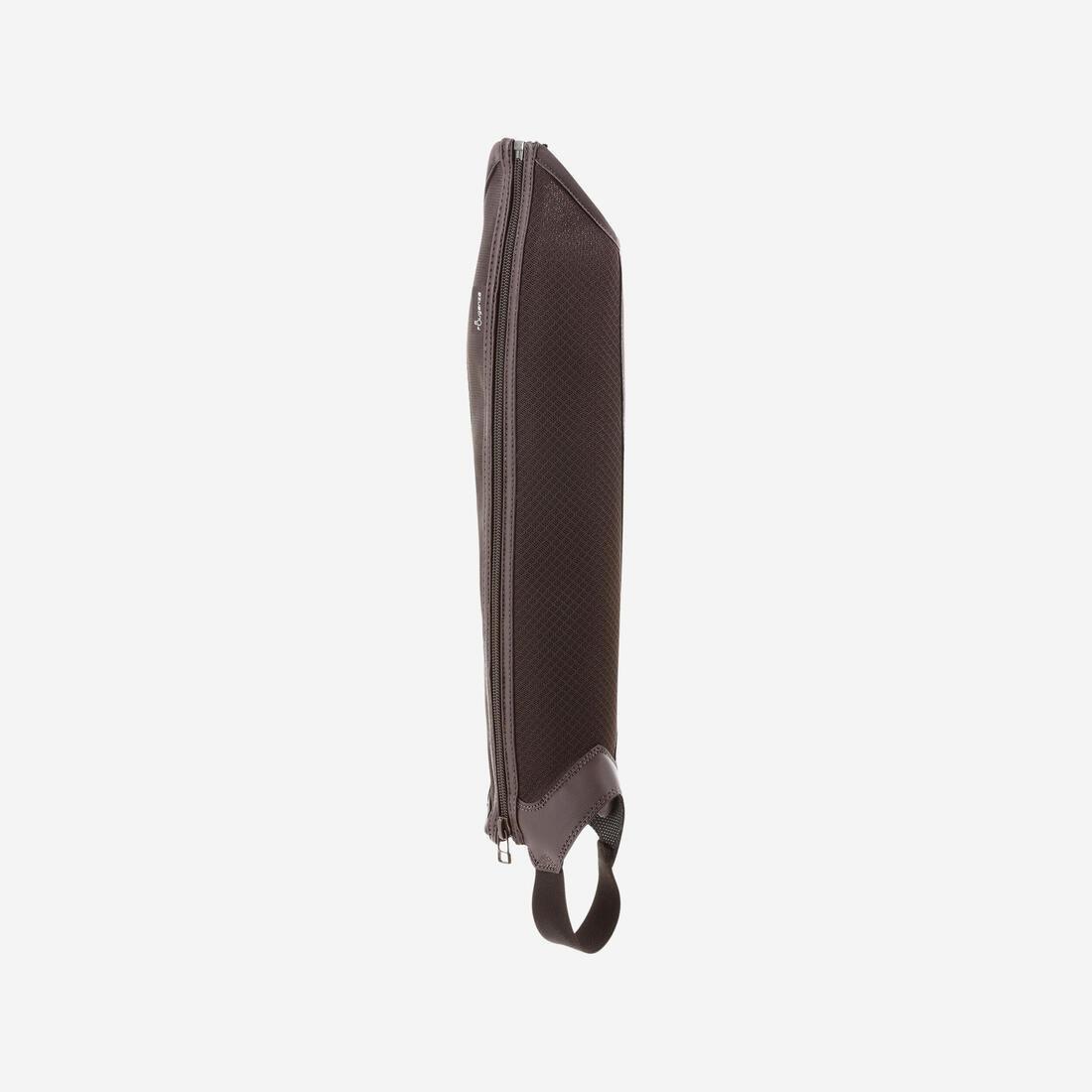 Kids Unisex Horse Riding Mesh Half Chaps - 100, Black, No Color, large image number 1