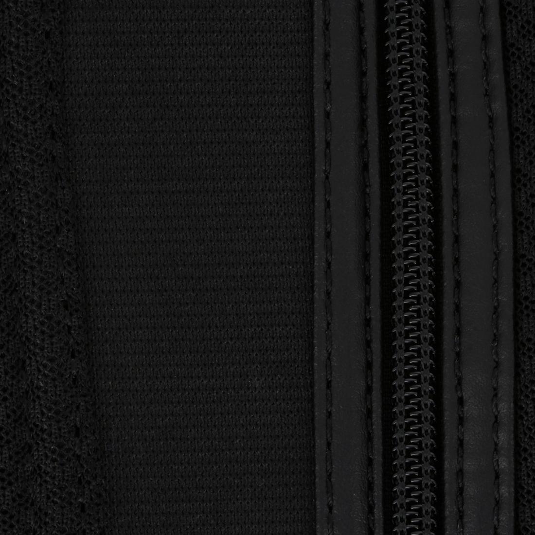 Kids Unisex Horse Riding Mesh Half Chaps - 100, Black, No Color, large image number 7