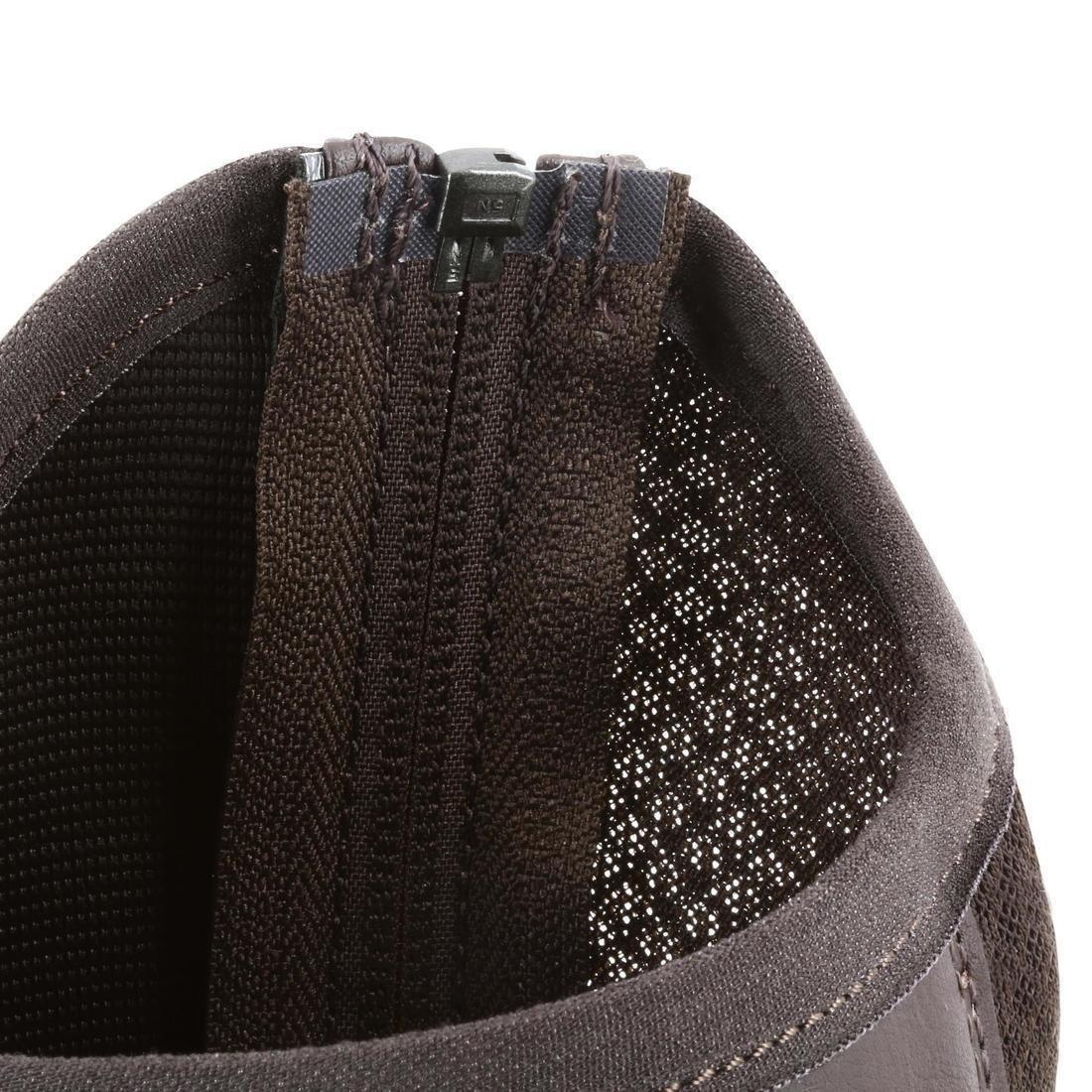 Kids Unisex Horse Riding Mesh Half Chaps - 100, Black, No Color, large image number 11