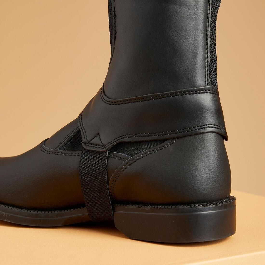 100 Mesh Adult Horse Riding Half-Chaps, No Color, large image number 3