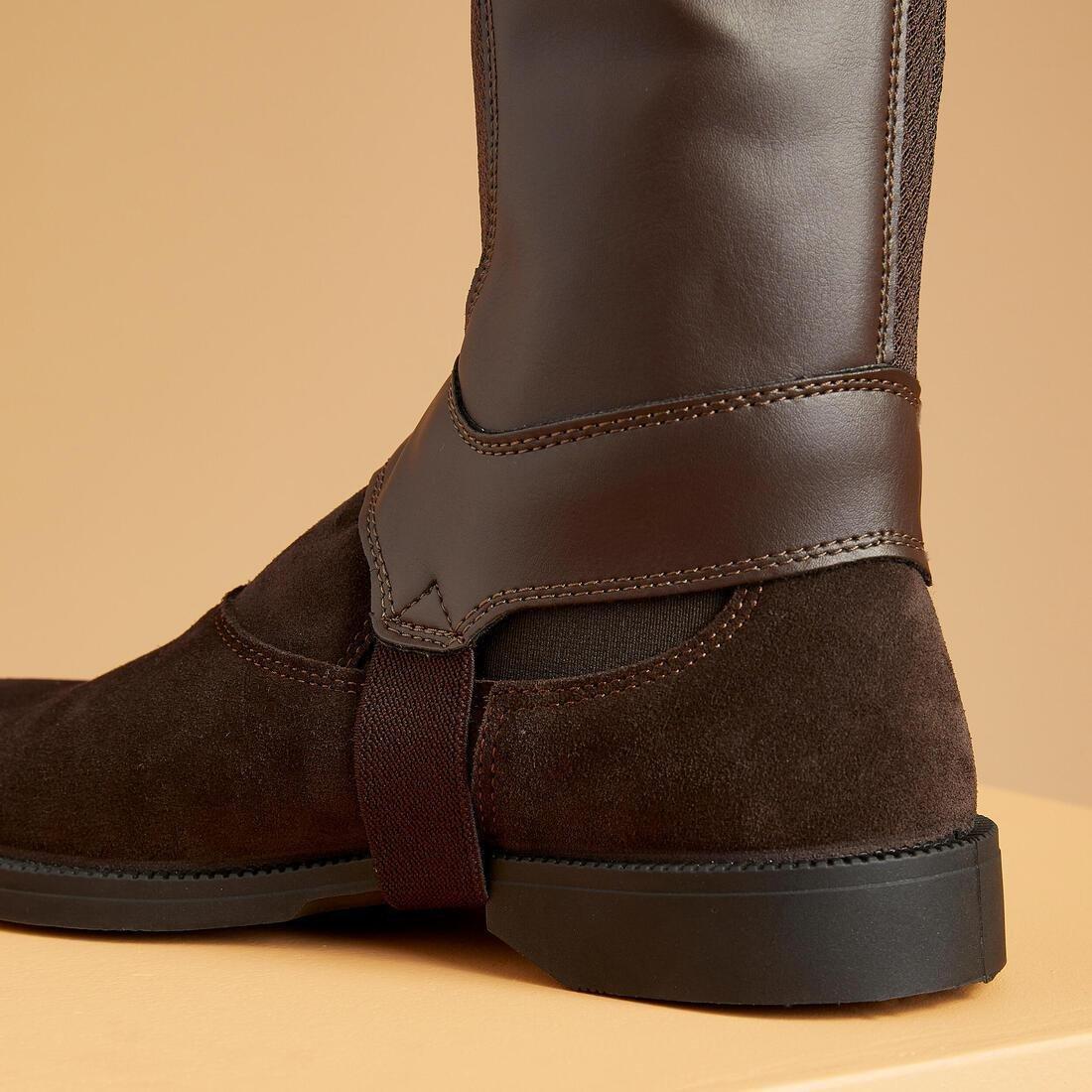 100 Mesh Adult Horse Riding Half-Chaps, No Color, large image number 8