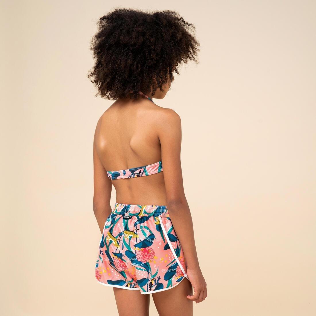 Kids Girls Swim Shorts - 100 Katy, Multicolour, , large image number 13