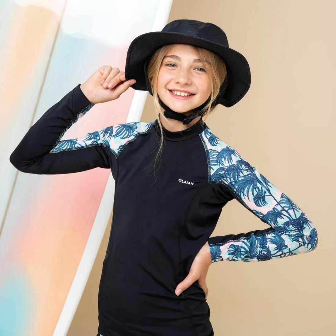 DEFAULT Girl's anti-UV long-sleeved T-shirt - 500, , large image number 14