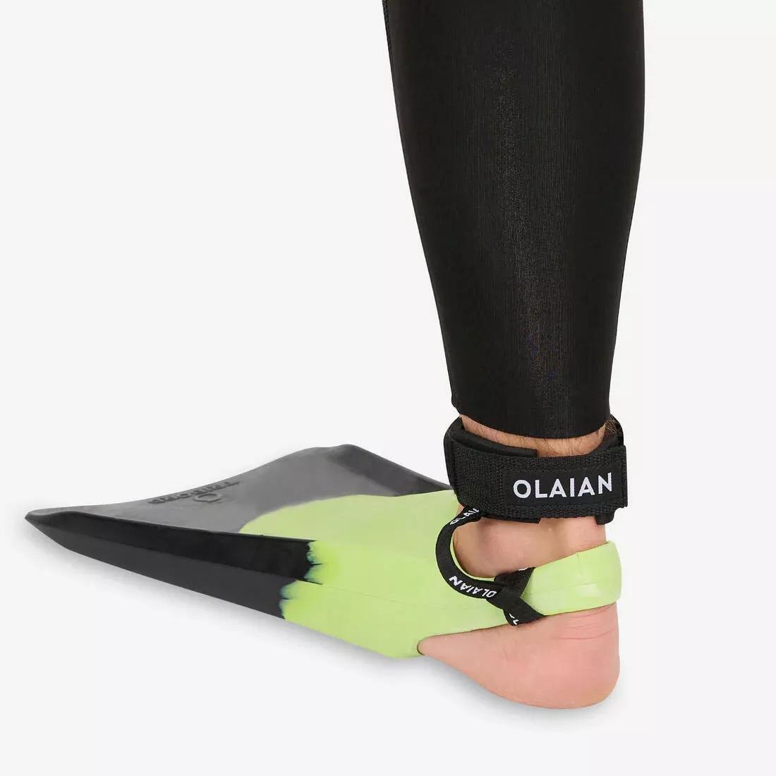 Bodyboard Fin Leash - 500, Black, No Color, large image number 2