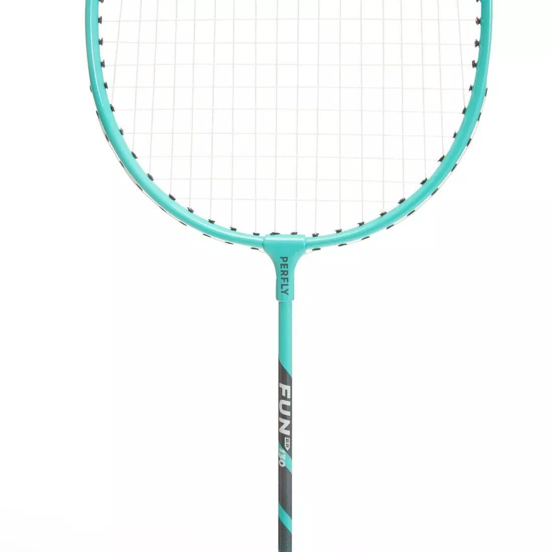 Adults Badminton Racket - Fun BR130, Turquoise, No Color, large image number 3
