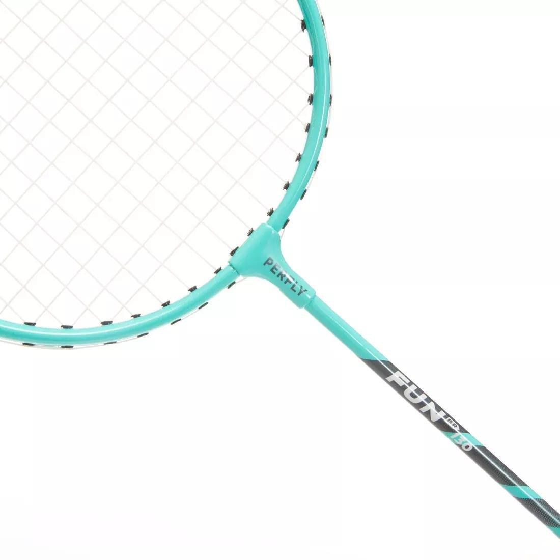 Adults Badminton Racket - Fun BR130, Turquoise, No Color, large image number 8