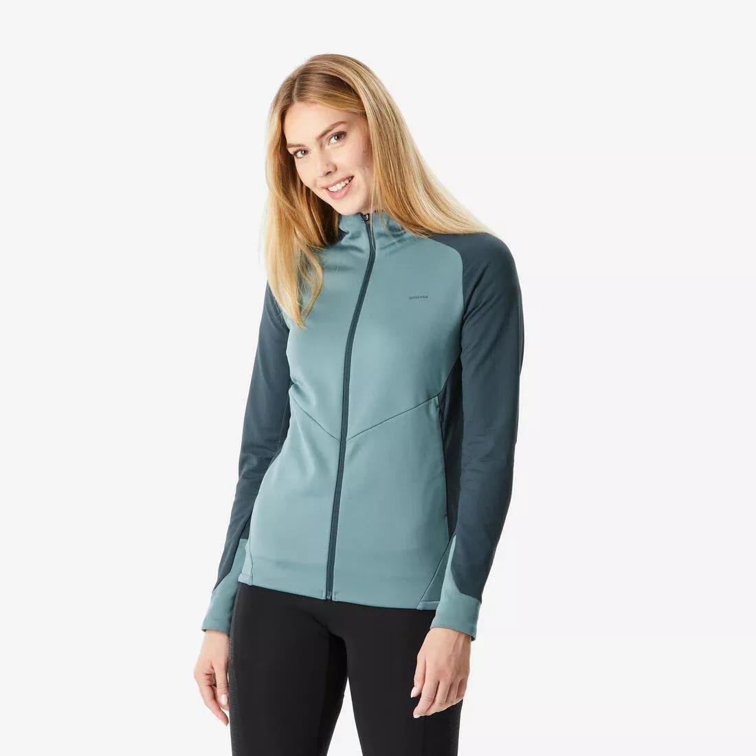 ASH GREEN Women's hiking thin fleece jacket - mh520, No Color, medium