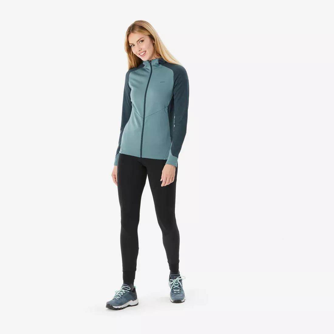 ASH GREEN Women's hiking thin fleece jacket - mh520, , large image number 1