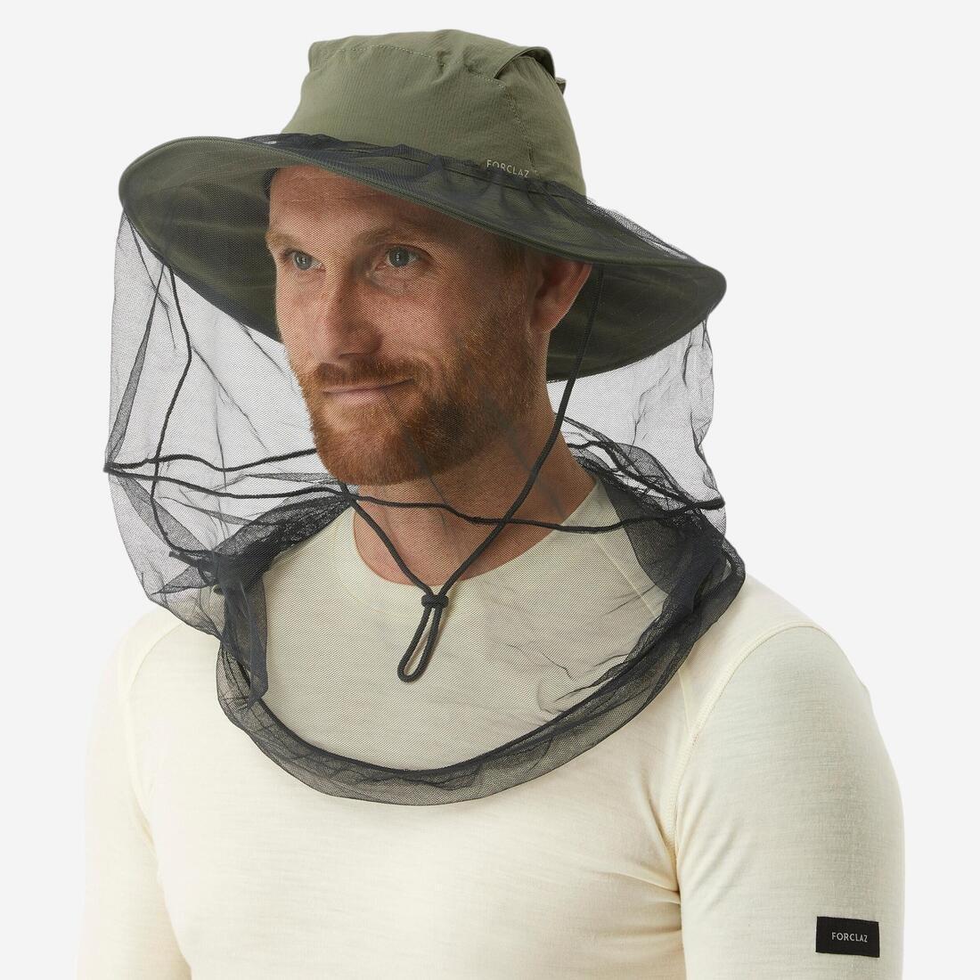 Men Mosquito Repellent Hat - Tropic 900, Khaki, No Color, large image number 1