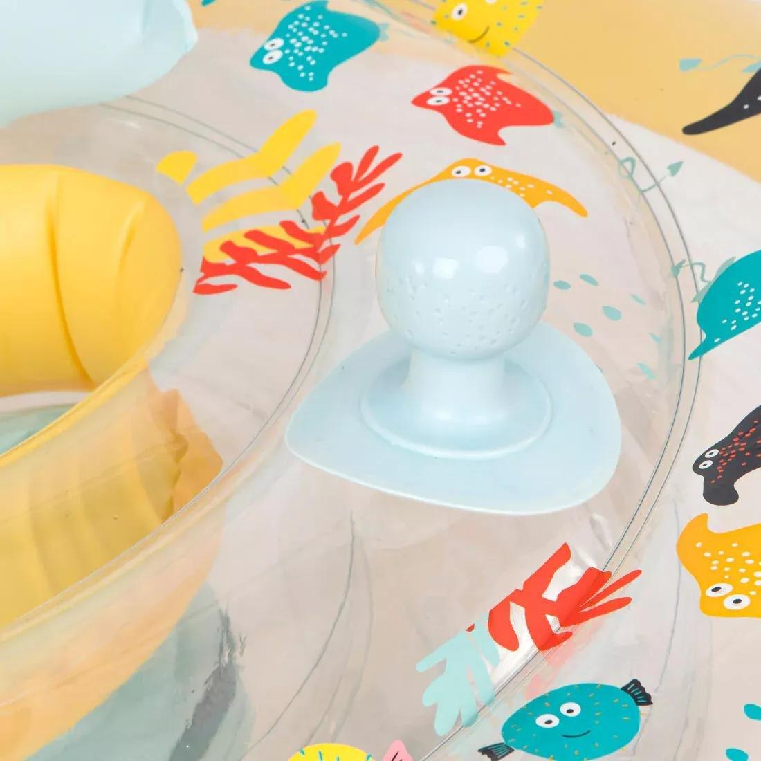 Baby Seat Swim Ring With Handles 7-15 Kg, Yellow, No Color, large image number 3