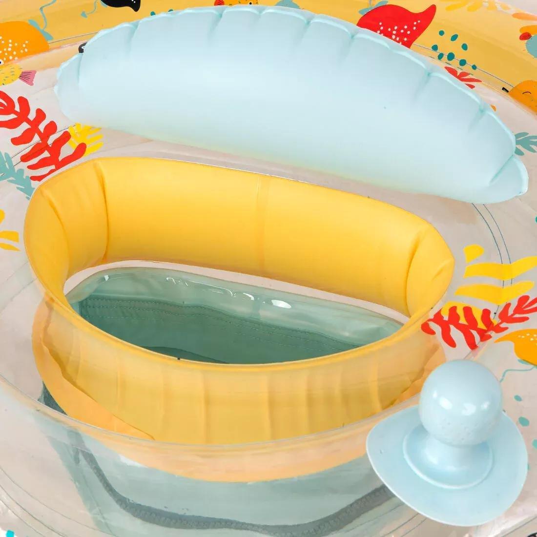 Baby Seat Swim Ring With Handles 7-15 Kg, Yellow, No Color, large image number 4