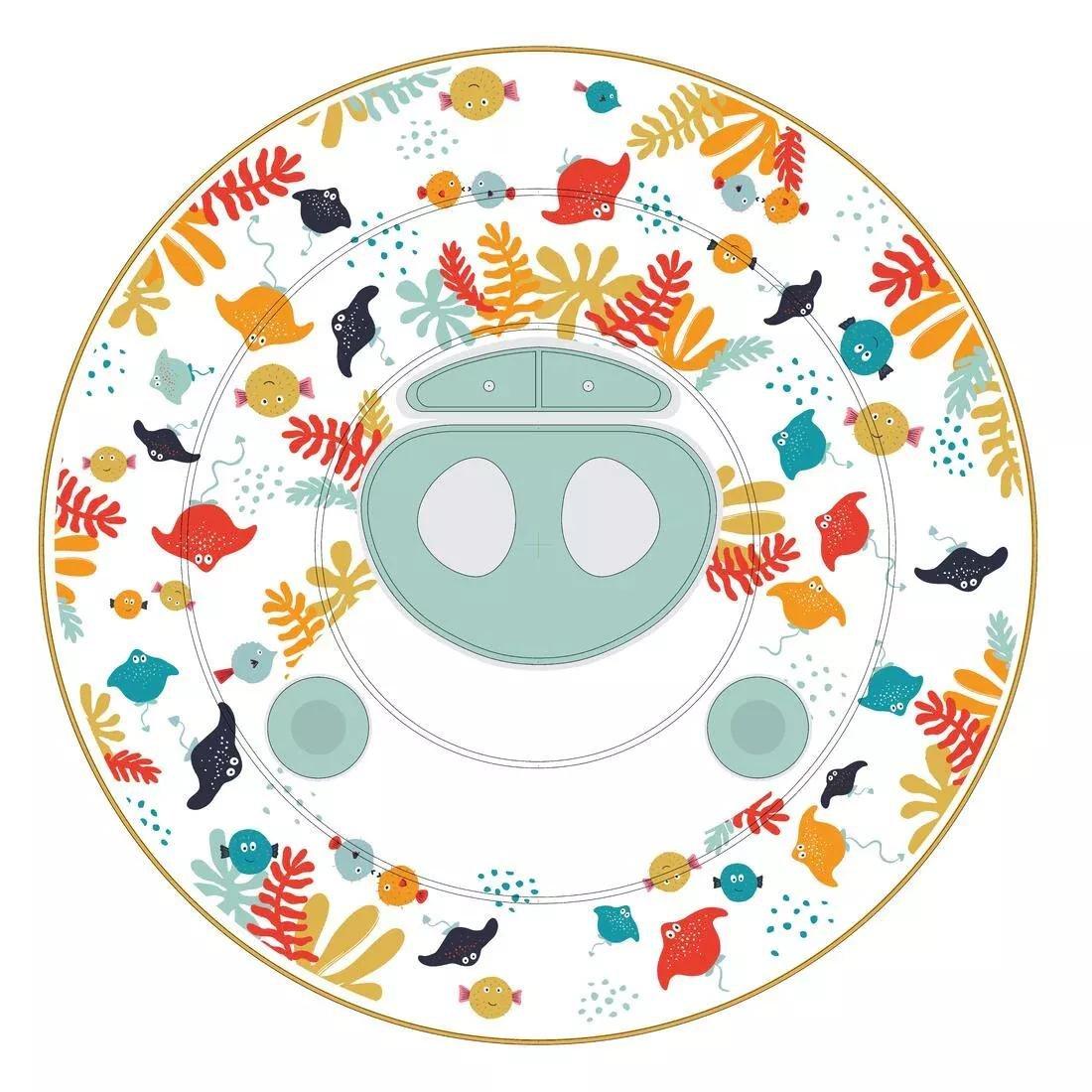 Baby Seat Swim Ring With Handles 7-15 Kg, Yellow, No Color, large image number 9