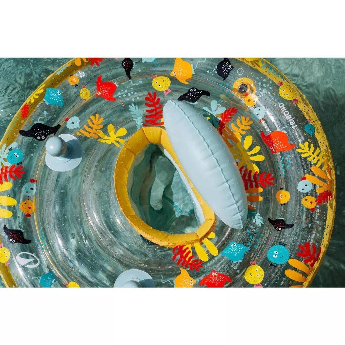 Baby Seat Swim Ring With Handles 7-15 Kg, Yellow, No Color, large image number 11