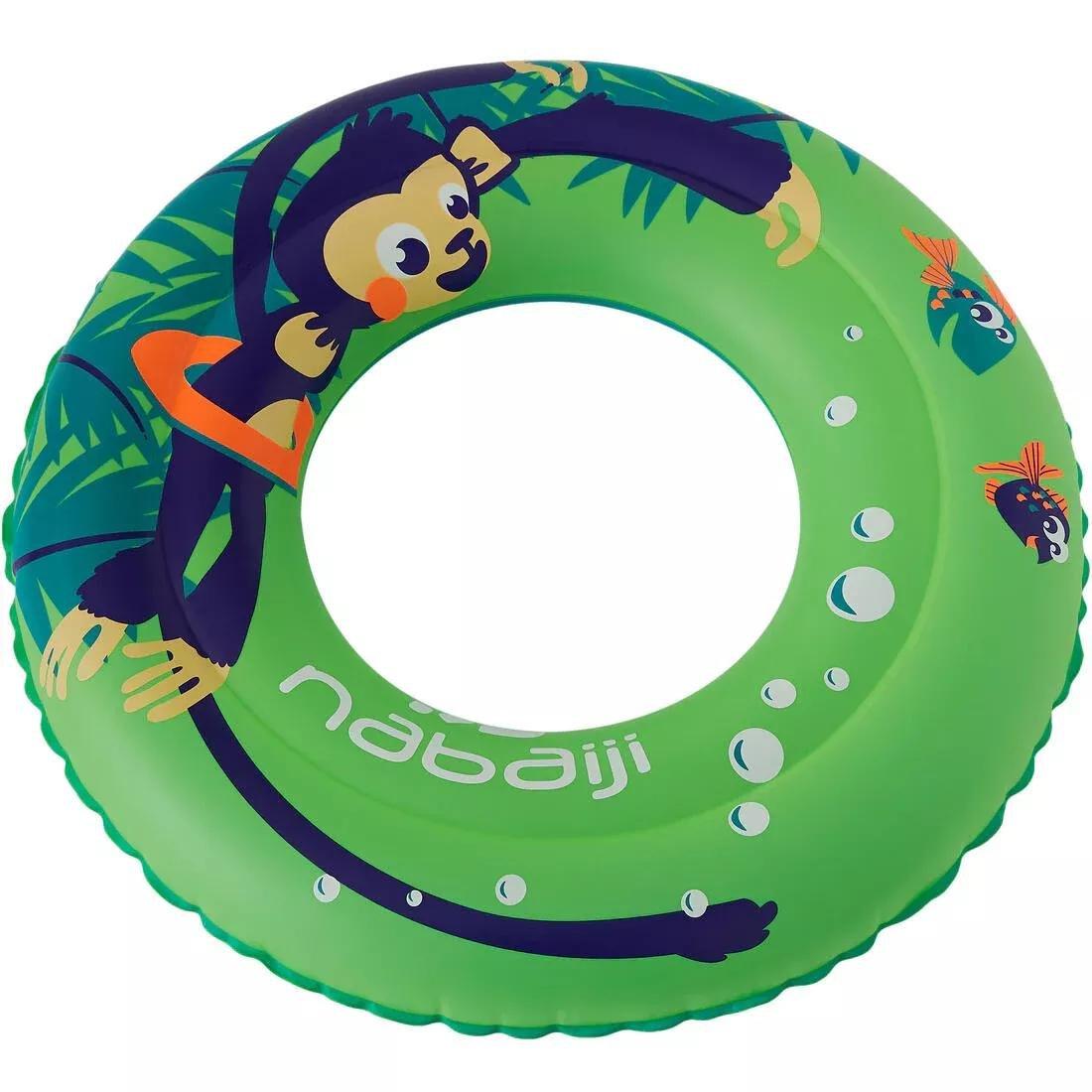 DEFAULT Swimming inflatable 51 cm pool ring for kids aged 3-6 PANDAS print, No Color, large image number 2
