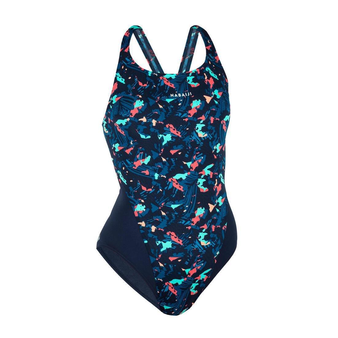 Women One-Piece Swimsuit - Kamiye Fili, Navy, , large image number 5