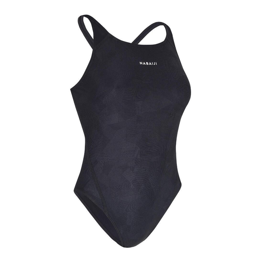 Women One-Piece Swimsuit - Kamyleon 500 Geol, Black, , large image number 3