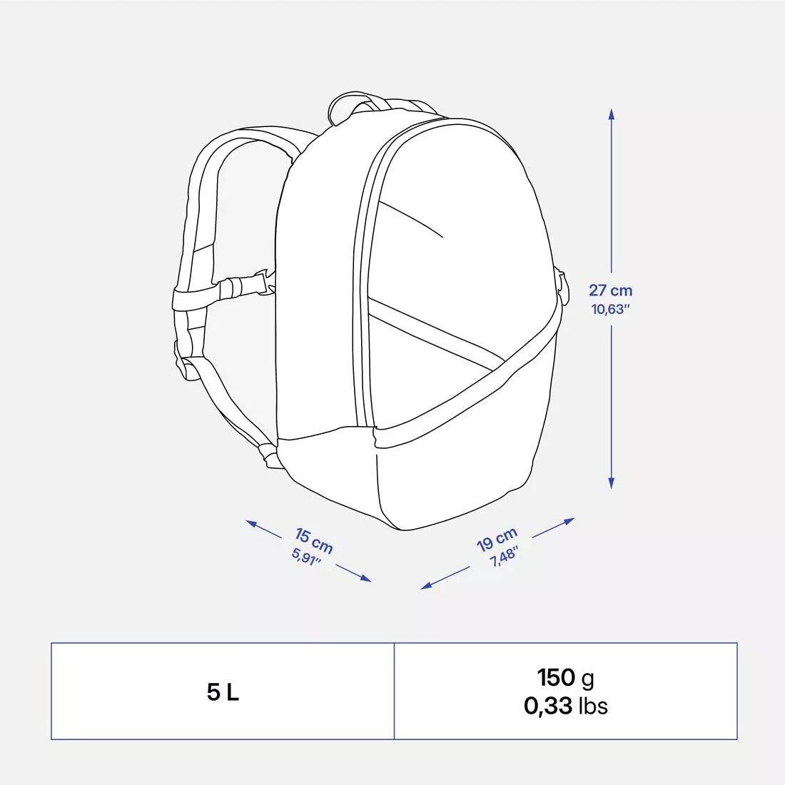 Hiking Backpack 5L - 2-5 Years - MH100, Orange, No Color, large image number 5