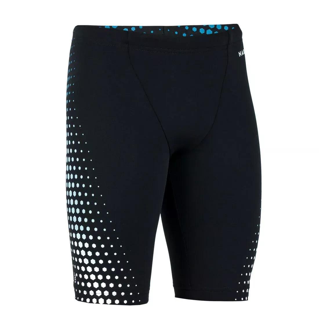 BLACK Boy's first 500 swimming jammers - black task, No Color, large image number 0