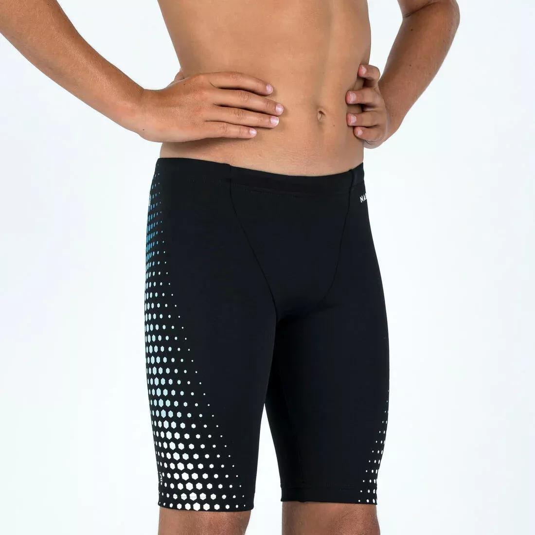 BLACK Boy's first 500 swimming jammers - black task, No Color, large image number 9