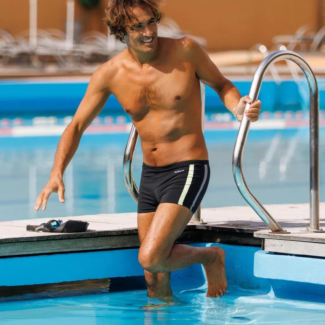Men Swim Trunks , Black, No Color, large image number 6