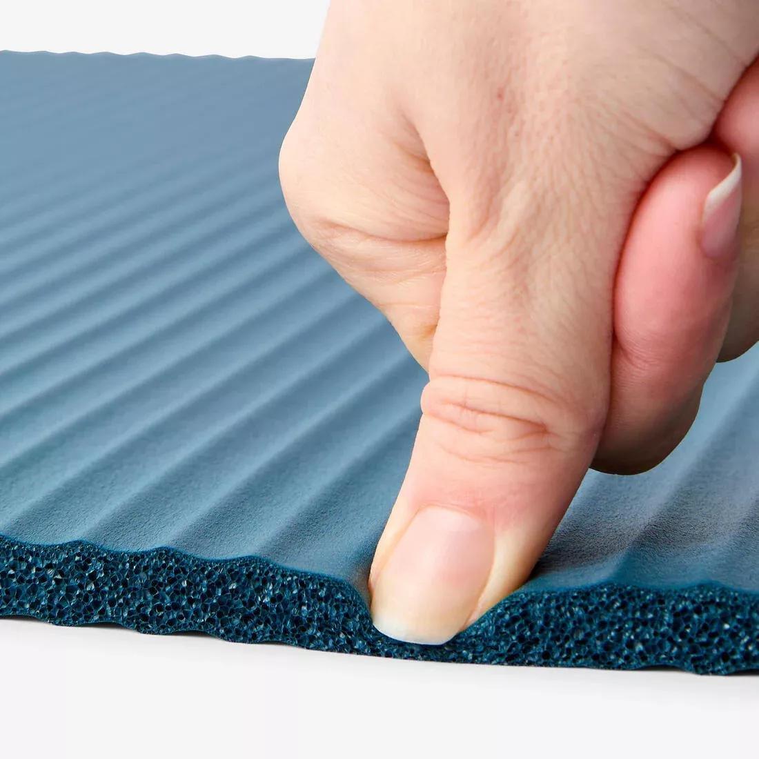 BLUE 10 mm Comfortable Pilates Mat, No Color, medium