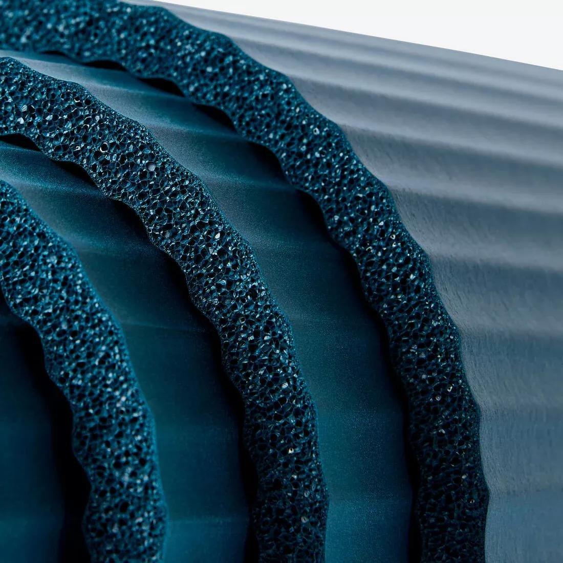 BLUE 10 mm Comfortable Pilates Mat, No Color, large image number 3